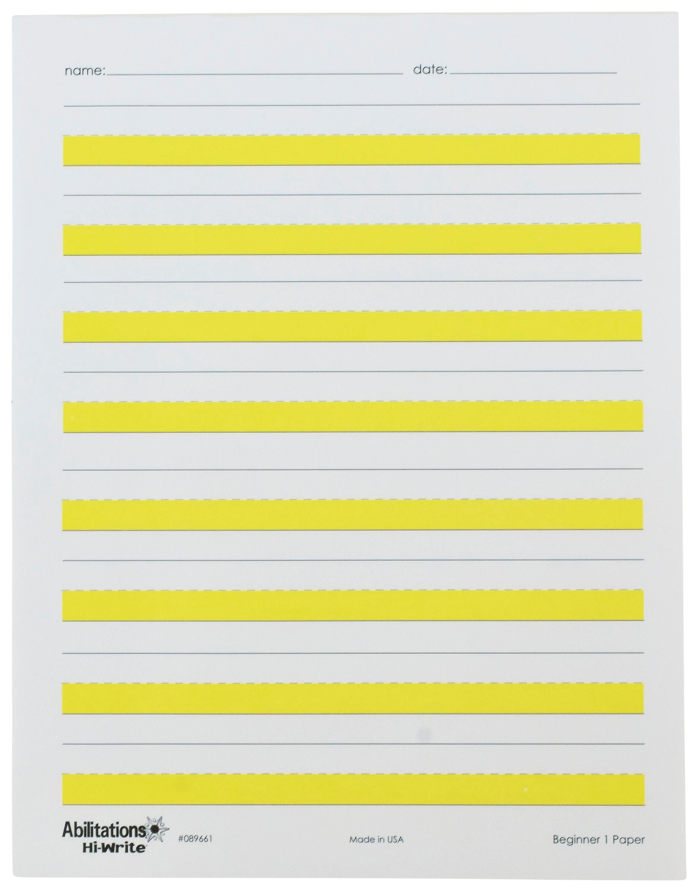 Fine Motor Handwriting , Item Number 089661